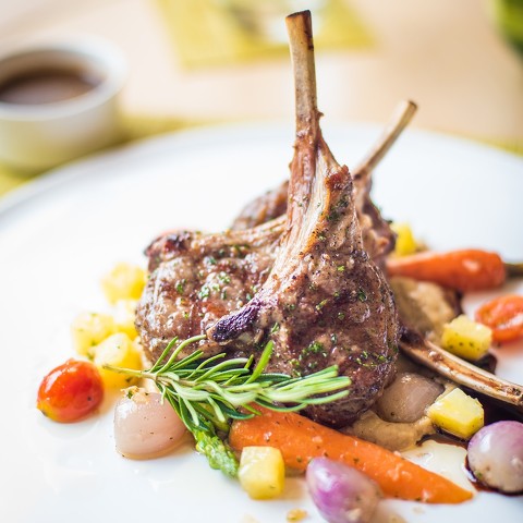 Honey-Spearmint Lamb