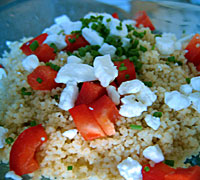 Spearmint and Citrus Couscous