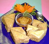 Hojicha Fried Tofu